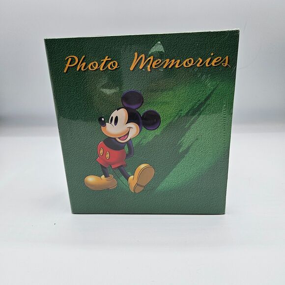 Disney Other - Disney Mickey Mouse Photo‎ Memories Green 2-Ring 4x6 Photo Album NEW